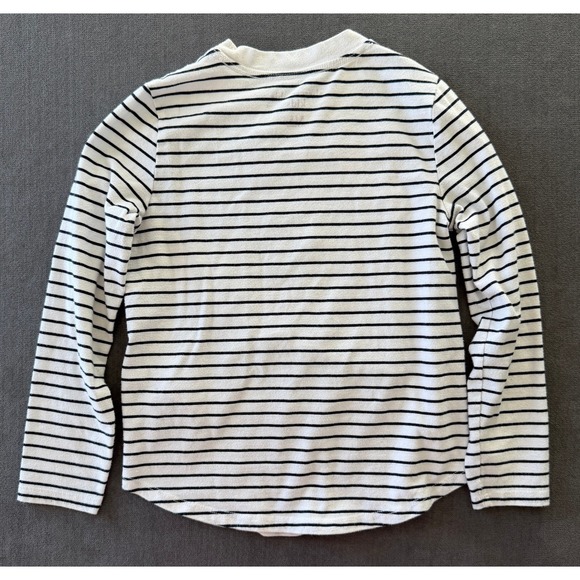 Abercrombie Kids Moose Long Sleeve Tee Girls 5 Burgundy Winter Holiday Cute - Picture 3 of 8